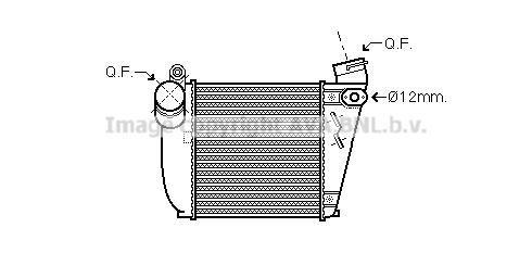 AVA QUALITY COOLING tarpinis suslėgto oro aušintuvas, kompresorius AI4354